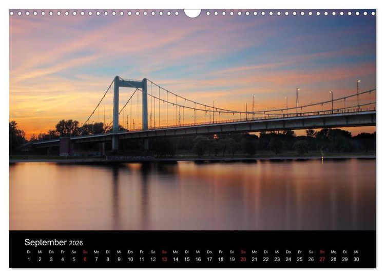 Produktbild: k&ouml;ln dunkelbunt II &ndash; Die Stadt leuchtet! (Wandkalender 2026 DIN A3 quer), CALVENDO Monatskalender