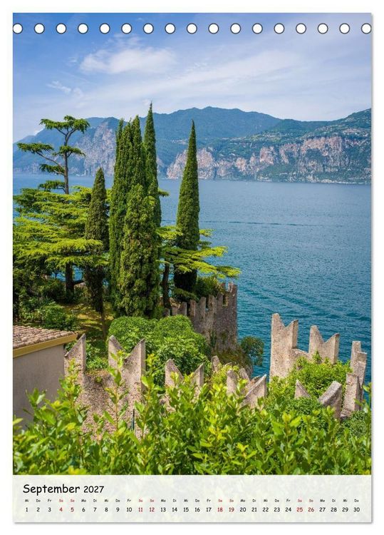 Produktbild: Malcesine - Eine Perle des Gardasees (Tischkalender 2027 DIN A5 hoch), CALVENDO Monatskalender