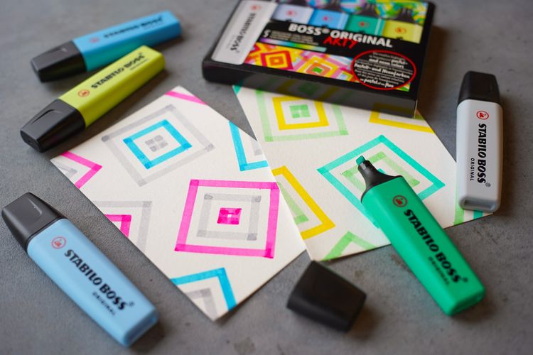 Produktbild: STABILO Marker BOSS ORIGINAL kalte Farben ARTY 10er Set