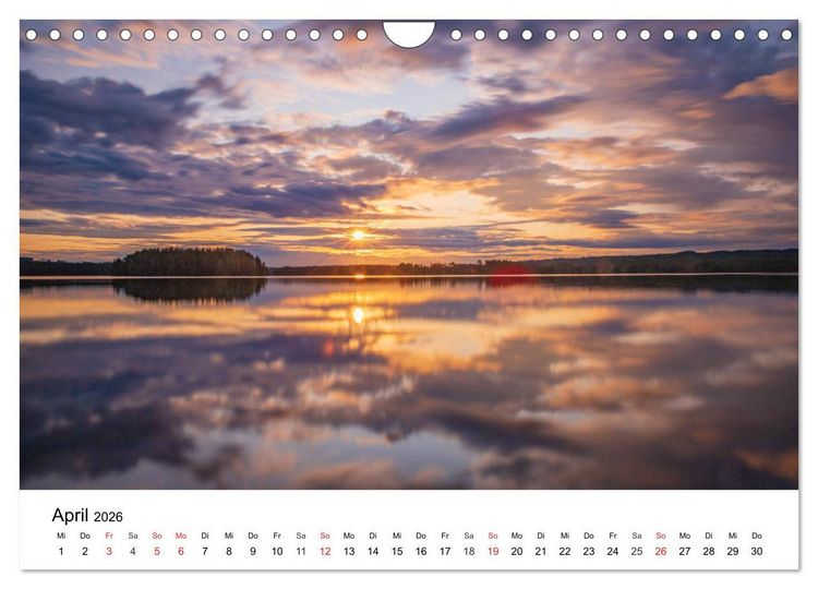 Produktbild: Schwedischer Sommer in V&auml;rmland (Wandkalender 2026 DIN A4 quer), CALVENDO Monatskalender