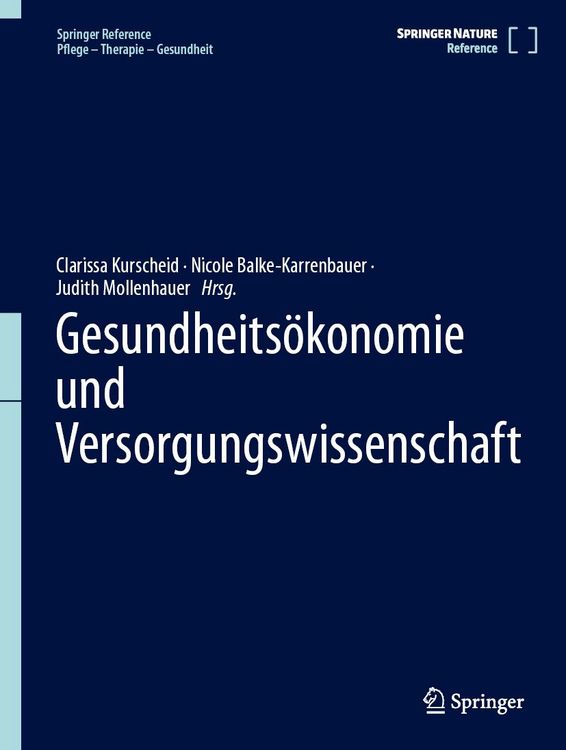 Produktbild: Gesundheits&ouml;konomie und Versorgungswissenschaft