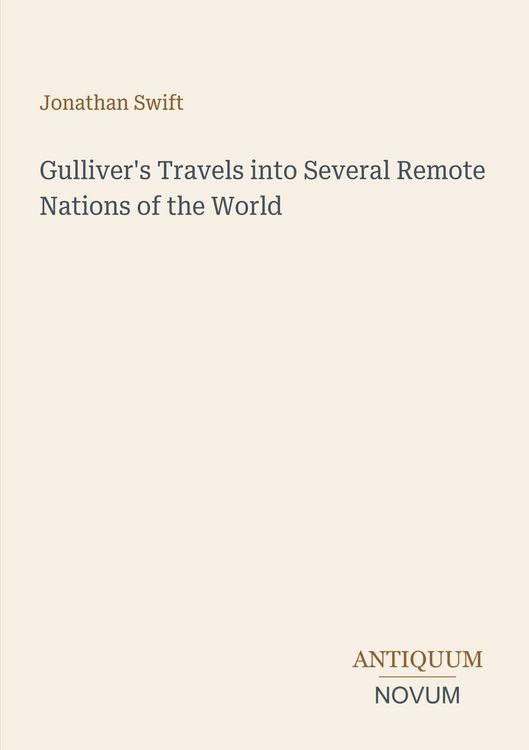 Produktbild: Gulliver's Travels into Several Remote Nations of the World