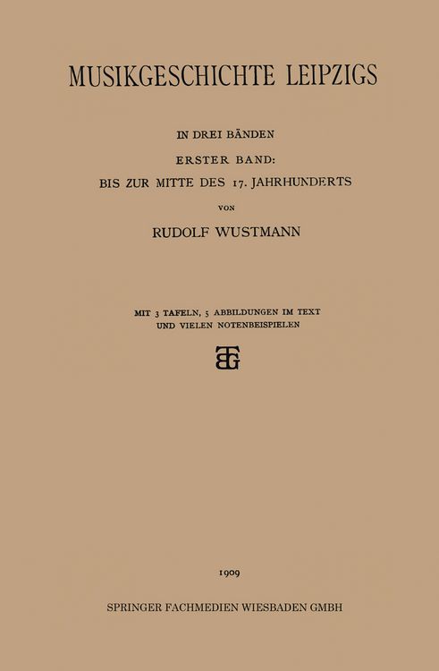 Produktbild: Musikgeschichte Leipzigs