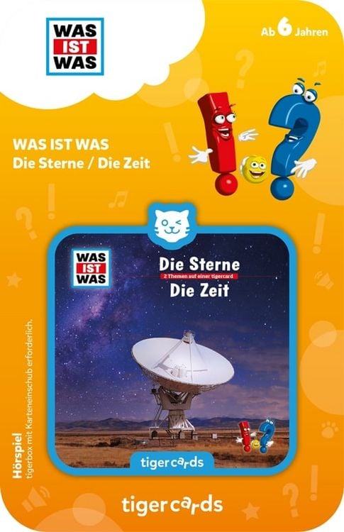 Produktbild: tigercard - WAS IST WAS - Die Sterne/ Die Zeit