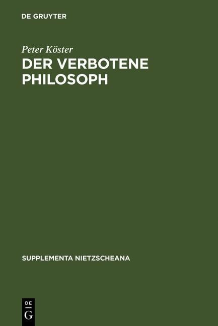 Produktbild: Der verbotene Philosoph