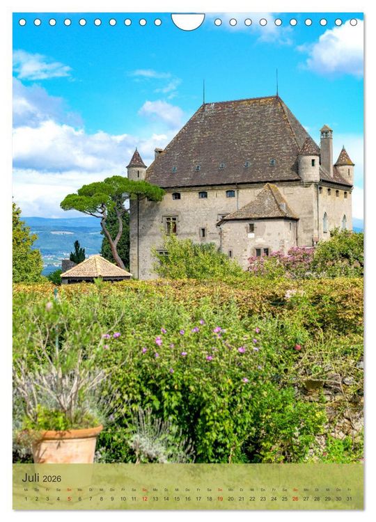 Produktbild: Sch&ouml;ne D&ouml;rfer in der Region Rh&ocirc;ne-Alpes (Wandkalender 2026 DIN A4 hoch), CALVENDO Monatskalender