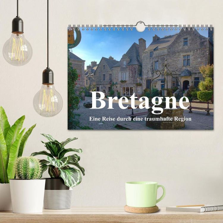 Produktbild: Begeisterung f&uuml;r die Bretagne (Wandkalender 2027 DIN A4 quer), CALVENDO Monatskalender