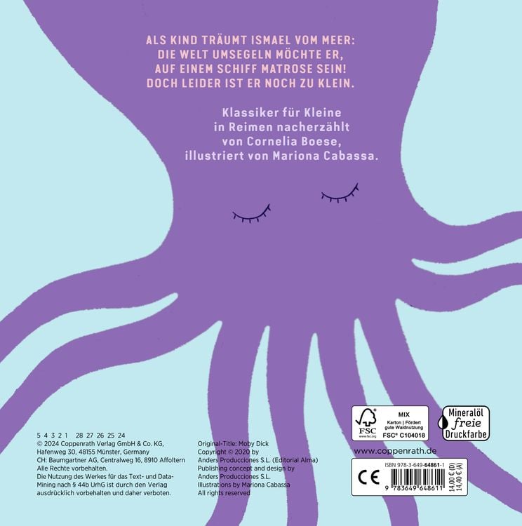 Produktbild: Klassiker f&uuml;r Kleine: Moby Dick