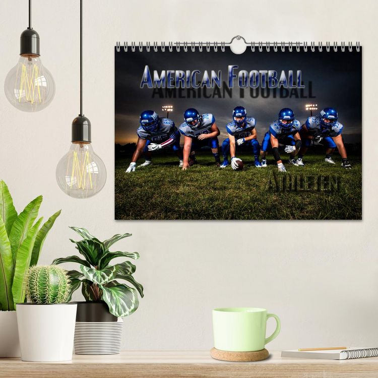 Produktbild: American Football - Athleten (Wandkalender 2026 DIN A4 quer), CALVENDO Monatskalender