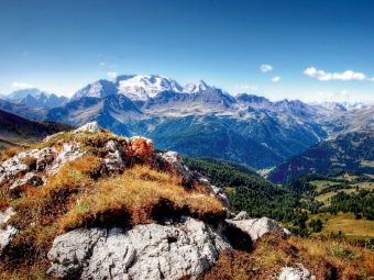 Produktbild: CALVENDO Puzzle Marmolda - Alta Badia - 3343 Hm | 1000 Teile Lege-Gr&ouml;&szlig;e 64x48cm Foto-Puzzle f&uuml;r gl&uuml;ckliche Stunden