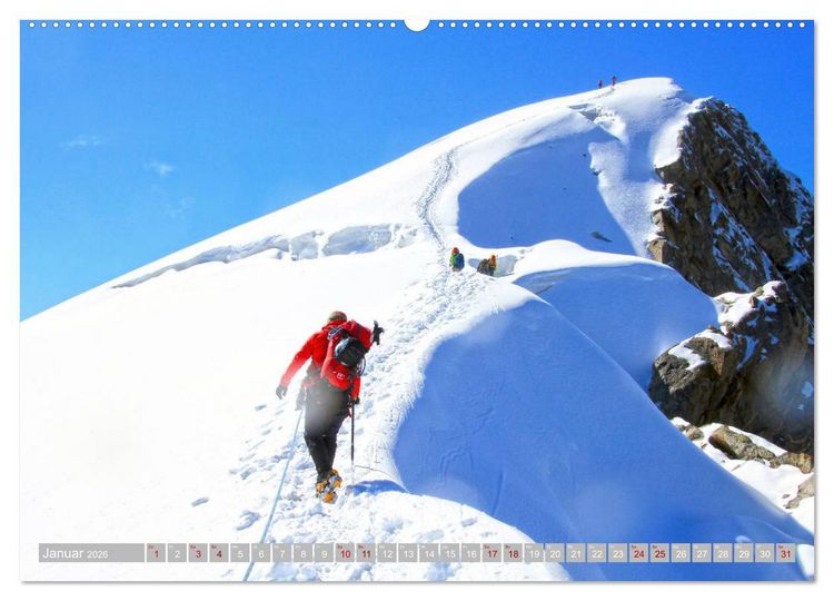 Produktbild: Schweizer Berggipfel (hochwertiger Premium Wandkalender 2026 DIN A2 quer), Kunstdruck in Hochglanz