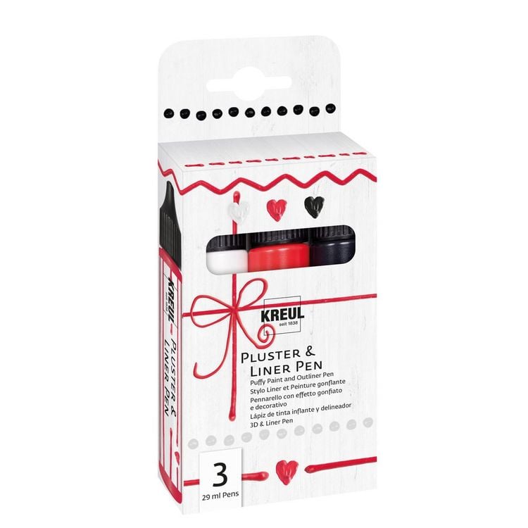 Produktbild: KREUL Pluster & Liner Pen 3x29ml