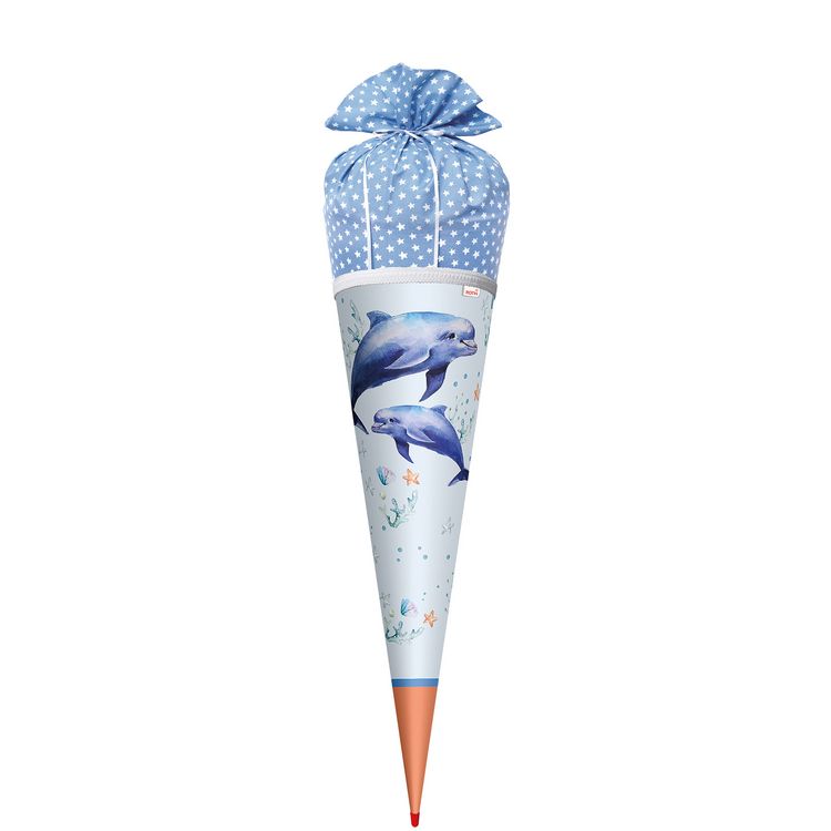 Produktbild: Motivschult&uuml;te 70cm, Lieblingsst&uuml;ck Delfin Duo