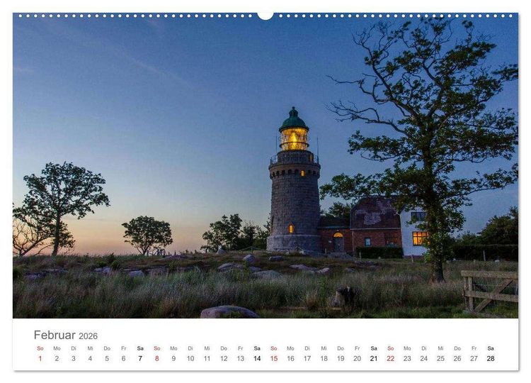 Produktbild: D&auml;nemark - Land im Licht (Wandkalender 2026 DIN A2 quer), CALVENDO Monatskalender