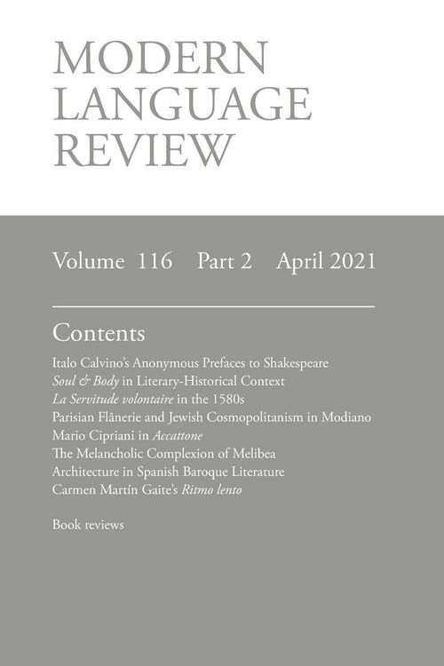Produktbild: Modern Language Review (116