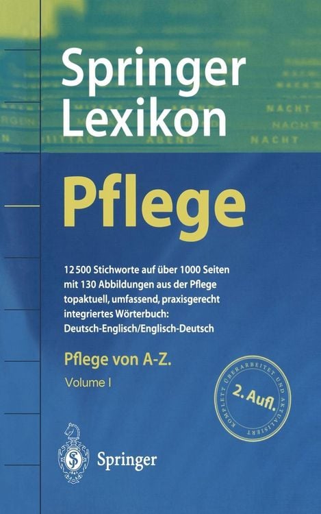Produktbild: Springer Lexikon Pflege