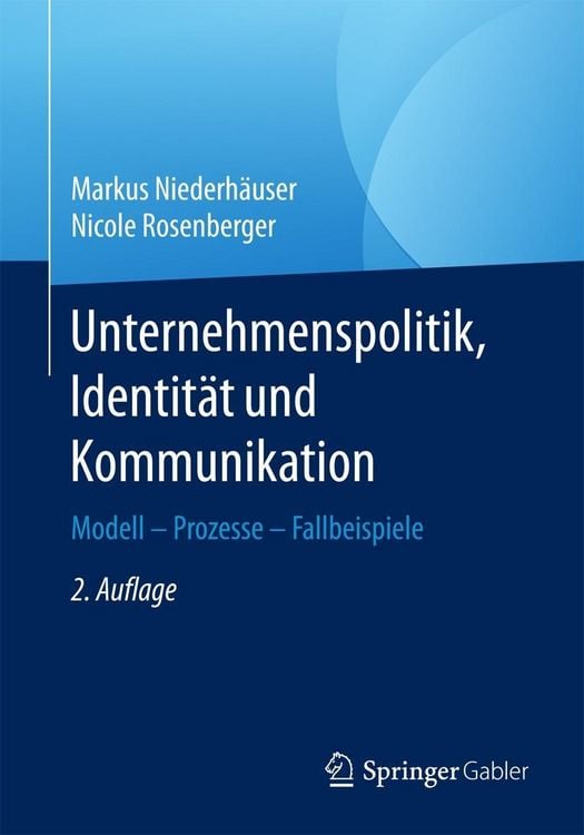 Produktbild: Unternehmenspolitik, Identit&auml;t und Kommunikation