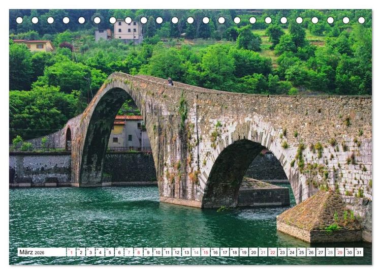 Produktbild: Toskana - Gro&szlig;arige Bauten (Tischkalender 2026 DIN A5 quer), CALVENDO Monatskalender
