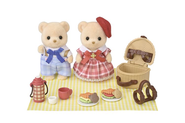 Produktbild: Sylvanian Families 5852 - Biscuit B&auml;ren Geschwister Picknickspa&szlig;