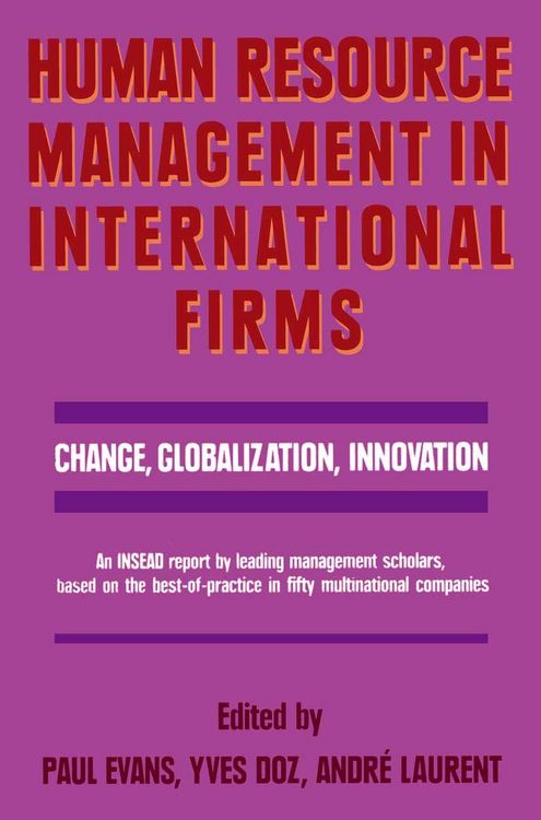 Produktbild: Human Resource Management in International Firms