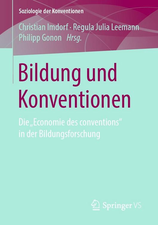 Produktbild: Bildung und Konventionen