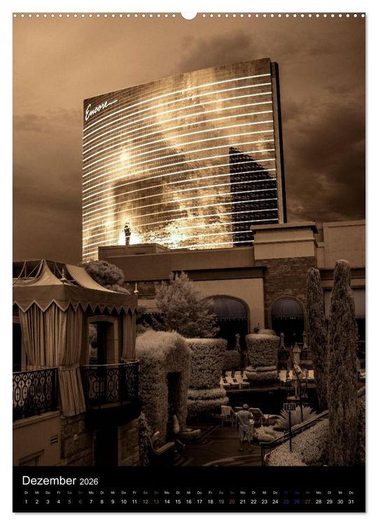 Produktbild: LAS VEGAS (Wandkalender 2026 DIN A2 hoch), CALVENDO Monatskalender