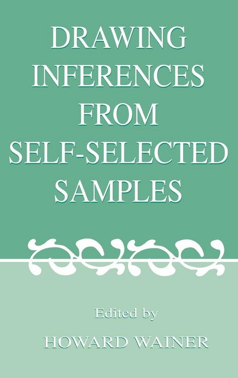 Produktbild: Drawing Inferences From Self-selected Samples