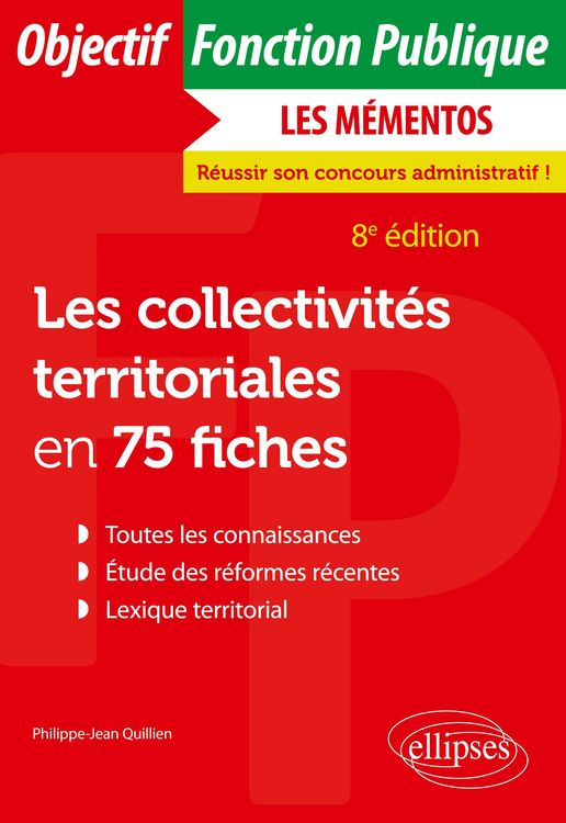 Produktbild: Les collectivit&eacute;s territoriales en 75 fiches