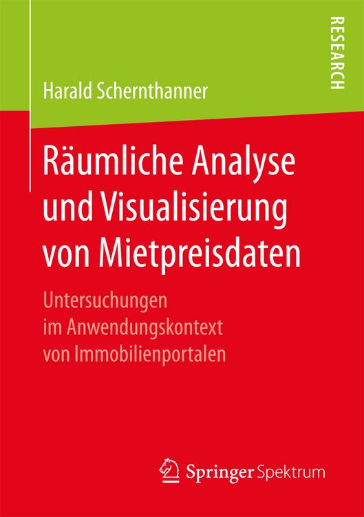 Produktbild: R&auml;umliche Analyse und Visualisierung von Mietpreisdaten