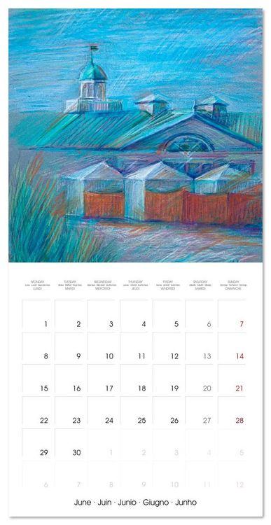 Produktbild: Impressions pastel (Calendrier mural carr&eacute; 2026 30x30 cm) Calendrier double avec une page pour vos prises de notes