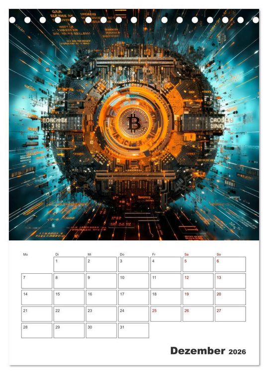 Produktbild: KRYPTO Cooler Terminplaner (Tischkalender 2026 DIN A5 hoch), CALVENDO Monatskalender