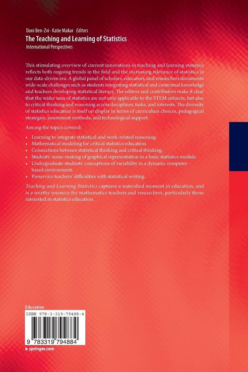 Produktbild: The Teaching and Learning of Statistics