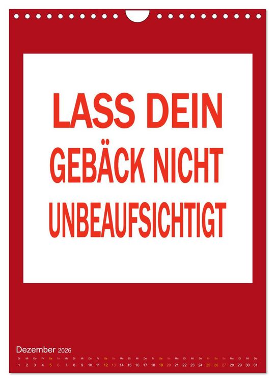 Produktbild: Memo an mich (Wandkalender 2026 DIN A4 hoch), CALVENDO Monatskalender