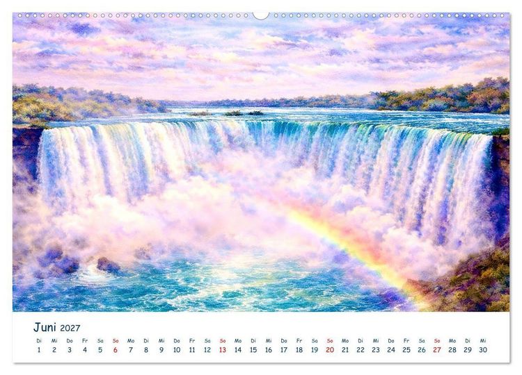 Produktbild: Reisetr&auml;ume Traumreisen. Die sch&ouml;nsten Reiseziele der Welt in Watercolor (Wandkalender 2027 DIN A2 quer), CALVENDO Monatskalender
