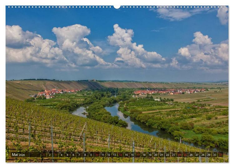 Produktbild: Weinland Franken (Wandkalender 2026 DIN A2 quer), CALVENDO Monatskalender
