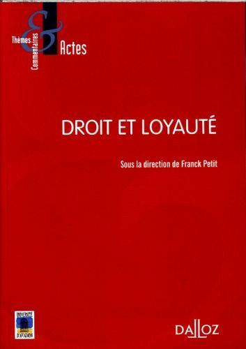 Produktbild: Droit et Loyaute