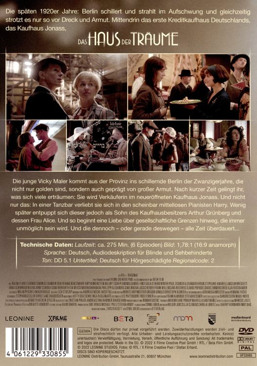 Produktbild: Das Haus der Tr&auml;ume - Staffel 1 [2 DVDs]