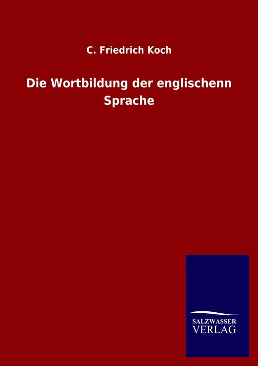 Produktbild: Die Wortbildung der englischenn Sprache