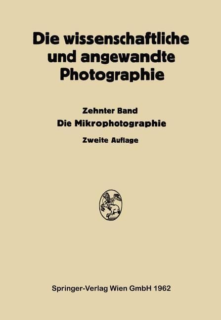 Produktbild: Die wissenschaftliche und angewandte Photographie
