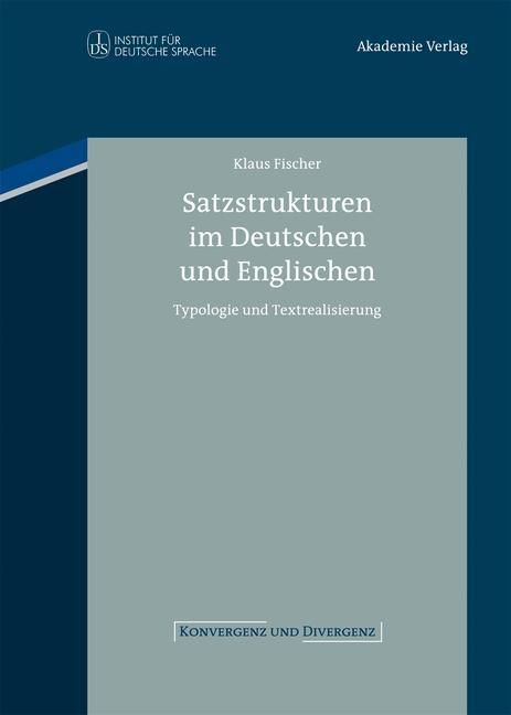 Produktbild: Satzstrukturen im Deutschen und Englischen