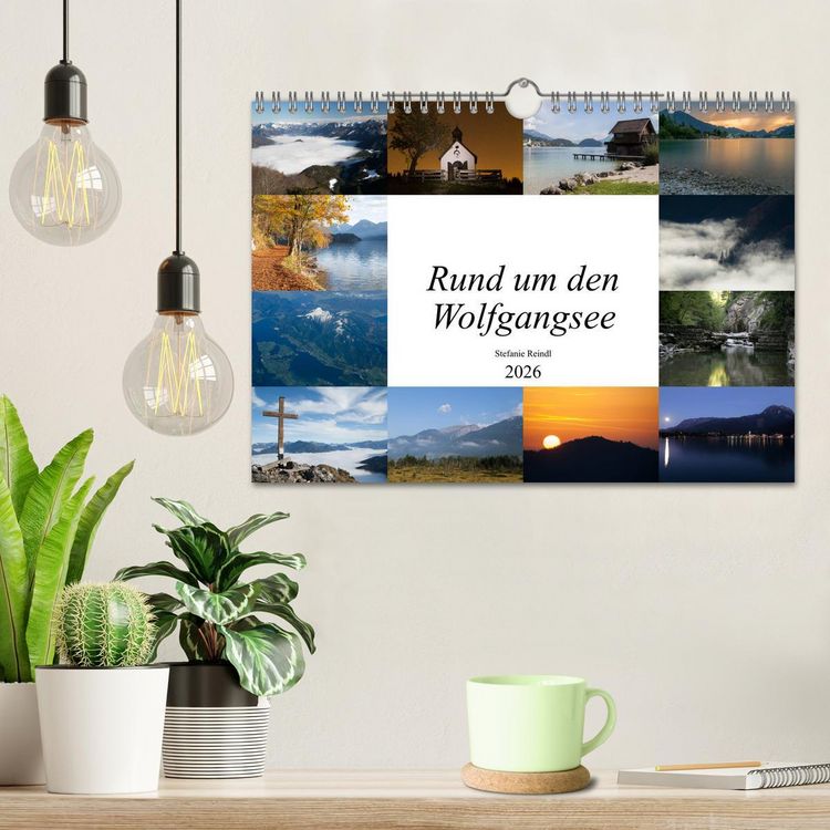 Produktbild: Rund um den Wolfgangsee (Wandkalender 2026 DIN A4 quer), CALVENDO Monatskalender