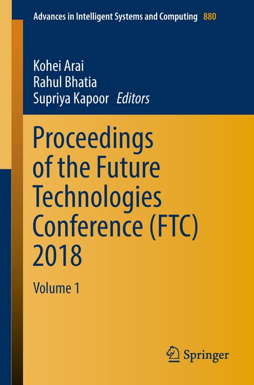 Produktbild: Proceedings of the Future Technologies Conference (FTC) 2018