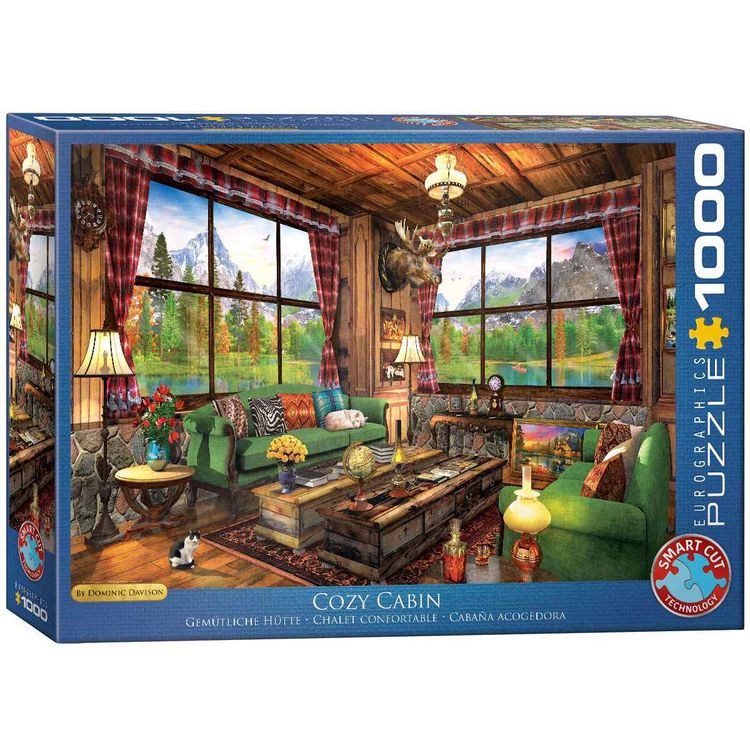 Bild vom Artikel Eurographics 6000-5377 - Gemütliche Hütte von Dominic Davison , Puzzle, 1.000 Teile vom Autor Dominic Davison