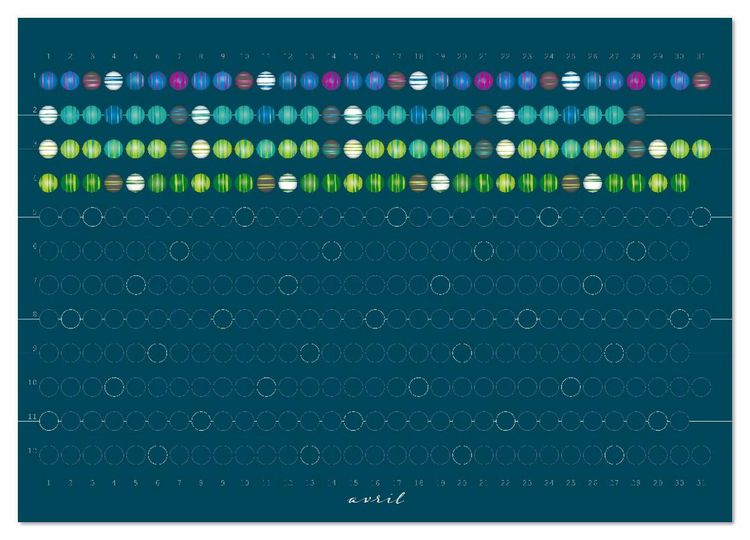 Produktbild: Une perle pour chaque jour (Calendrier mural 2026 DIN A3 vertical), CALVENDO calendrier mensuel