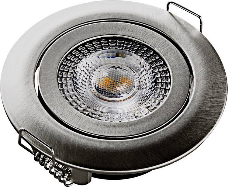 Produktbild: Heitronic 500666 DL7202 LED-Einbauleuchte LED LED fest eingebaut 5W Silber