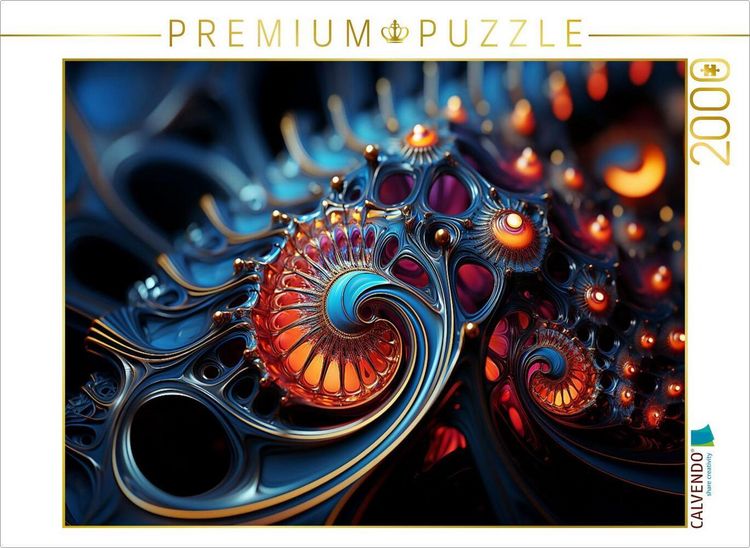 Produktbild: CALVENDO Puzzle Julia Fraktal 3D | 2000 Teile Lege-Gr&ouml;&szlig;e 90x67cm Foto-Puzzle f&uuml;r gl&uuml;ckliche Stunden