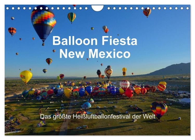 Produktbild: Balloon Fiesta New Mexico (Wandkalender 2026 DIN A4 quer), CALVENDO Monatskalender