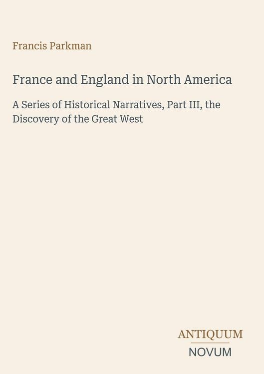 Produktbild: France and England in North America