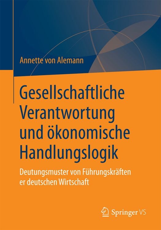 Produktbild: Gesellschaftliche Verantwortung und &ouml;konomische Handlungslogik