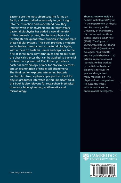 Produktbild: The Physics of Bacteria